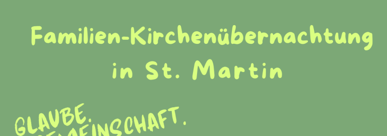 Übernachten in der Kirche