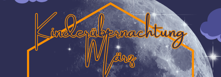 Flyer der Kinderübernachtung