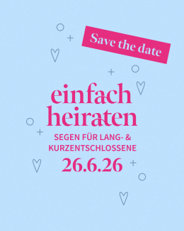 Einfach heiraten am 26.6.26