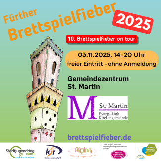 Flyer zum Brettspielfieber 2025