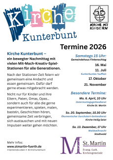 Übersicht Termine 2026