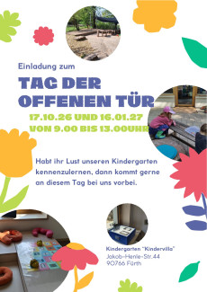 Tag der offenen Tür 2026/27 Kindervilla