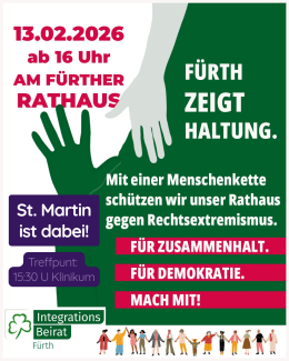 Flyer für die Menschenkette