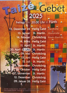 Flyer Taizé Gebet
